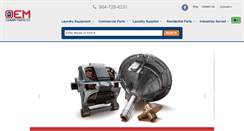 Desktop Screenshot of oemlaundryparts.com